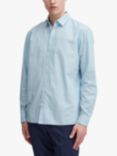 Casual Friday Alvin Long Sleeve Striped Shirt, Chambray Blue