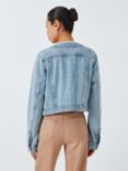 PAIGE Kiya Collarless Denim Jacket, Doreen