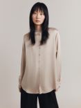 Ghost Lila Relaxed Satin Shirt