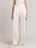 Ghost Celine Wide Leg Satin Trousers