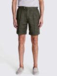 Moss Linen Shorts