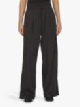 Sisters Point Galya-Pa Long Wide Leg Trousers, Black