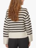 Sisters Point Hava Soft Stripe Jumper, Bamboo/Black