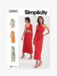 Simplicity Misses' Knit Dress Sewing Pattern, S9885