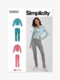 Simplicity Misses' and Women's Knit Jacket and Leggings Sewing Pattern, S9895