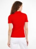 Tommy Hilfiger Slim Fit Pique Polo Shirt, Red