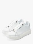 Moda in Pelle Brynn Leather Trainers, White