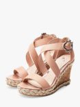 Moda in Pelle Pursuit Textured Cork Wedge Heel Sandals