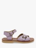 Young Soles Kids' Pearl Two Part Leather Sandals, Lilac
