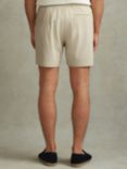 Reiss Newmark Textured Drawstring Shorts, Stone