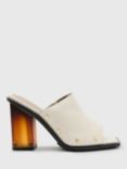 AllSaints Kelly Leather Mules, Parchment White