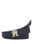 Tommy Hilfiger Leather Reversible Belt, Space Blue Mono