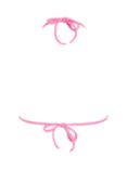 Calvin Klein Textured Triangle String Bikini Top, Bold Pink