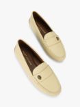 Kurt Geiger London Eagle Leather Driving Mocassins, Cream