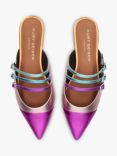 Kurt Geiger London Pierra Leather Pointed Toe Flat Mules, Multi