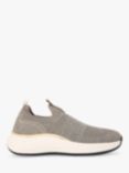 KG Kurt Geiger Luna Knitted Bling Trainers, Natural Taupe