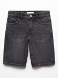 Mango Kids' John Slim Fit Denim Bermuda Shorts