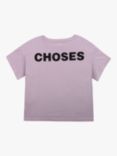 Bobo Choses Kids' Organic Cotton Blend Logo Graphic T-Shirt, Purple