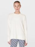 Sweaty Betty After Class Longline Sweatshirt, Lily White