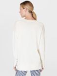 Sweaty Betty After Class Longline Sweatshirt, Lily White