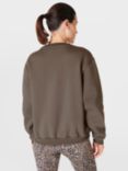 Sweaty Betty Powerhouse Sweatshirt, Dark Timber Brown