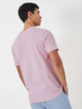 Crew Clothing Oxford Pique Short Sleeve T-Shirt, Light Pink