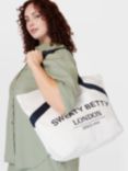 Sweaty Betty Essentials Canvas Tote Bag, Lily White