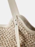 Mint Velvet Woven Tote Bag, Natural