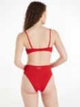 Tommy Hilfiger Bralette Logo Swim Top, Primary Red