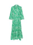 Saint Tropez Zus Long Sleeve Shirt Maxi Dress, Bright Green