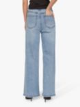 Sisters Point Owi Cotton Blend Wide Leg Jeans, Blue Used