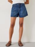 HUSH Larissa Denim Shorts, Mid Authentic