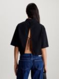 Calvin Klein Open Back Cropped Shirt