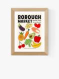EAST END PRINTS Luxe Poster Co. 'Borough Market ' Framed Print