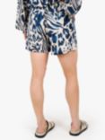 Tutti & Co Praise Abstract Print Relaxed Fit Shorts, Blue/Multi
