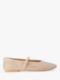 Carvela Cabaret Embellished Ballet Flats, Natural Beige