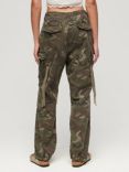 Superdry Low Rise Parachute Cargo Trousers, Outline Camo