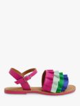 Angels by Accessorize Kids' Leather Ruffle Sandles, Multi