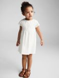 Mango Baby Esther Seashell Print Dress, Natural White