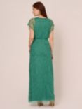 Adrianna Papell Beaded Blouson Maxi Dress, Jungle Green