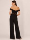 Adrianna By Adrianna Papell Knit Crepe Jumpsuit, Black