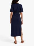 Chinti & Parker Monaco Dress Linen Blend Midi Dress