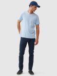 Rodd & Gunn Fairfield Cotton Linen Slim Fit T-Shirt, Sky