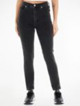Calvin Klein High Rise Skinny Jeans, Black