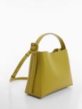 Mango Winnie Small Shopper Bag, Bright Yellow