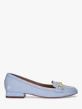 Dune Graice Snaffle Trim Leather Loafers, Blue