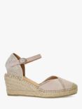 Dune Kamii Suede Wedge Espadrilles, Blush