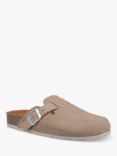 Hush Puppies Bailey Suede Mule Clogs, Taupe