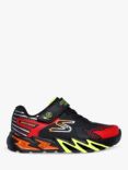 Skechers Kids' S-Lights: Flex-Glow Bolt Light Up Trainers, Black