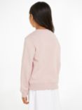 Calvin Klein Kids' Monogram Mini Badge Sweatshirt, Sepia Rose
